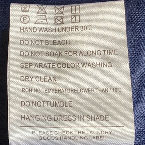 Miusol Blue Floral Lace Sheath Evening Cocktail Party Dress Plus Sz 5XL #271B - Picture 9 of 9